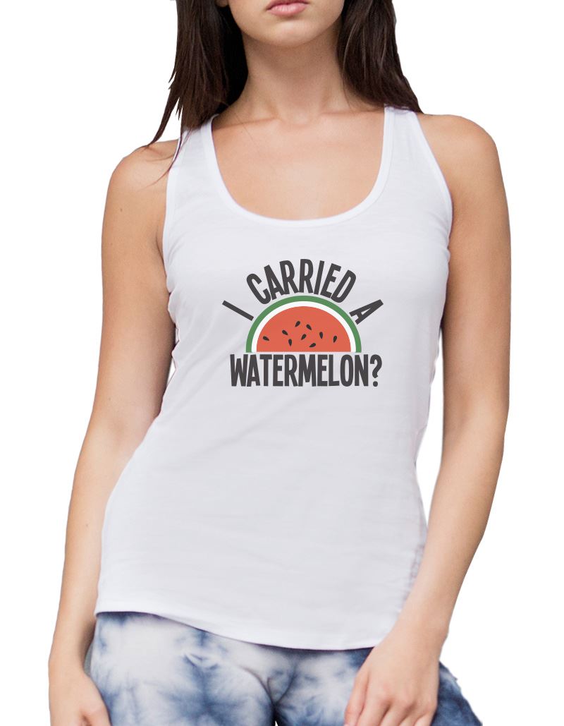 I Carried a Watermelon - Womens Vest Tank Top