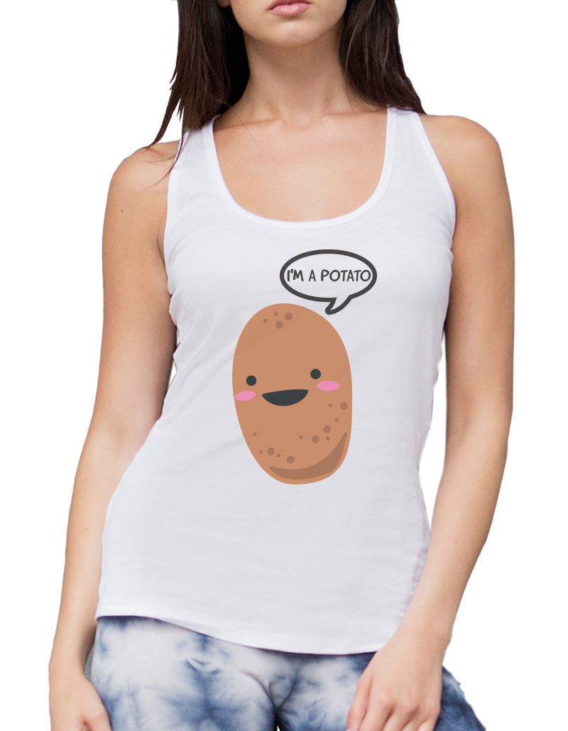I'm A Potato - Womens Vest Tank Top