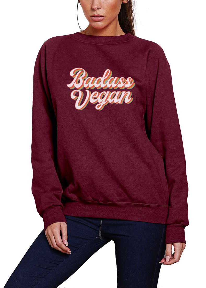 Bad Ass Vegan - Youth & Womens Sweatshirt