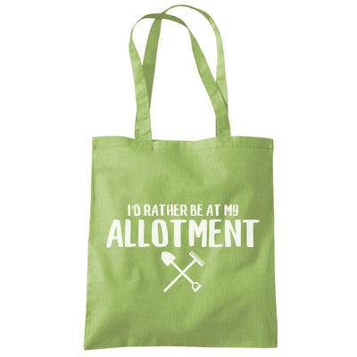 I'd Rather Be At My Allotment - Tote Shopping Bag