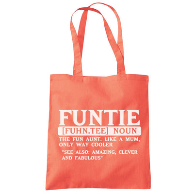 Funtie Fun Auntie - Tote Shopping Bag