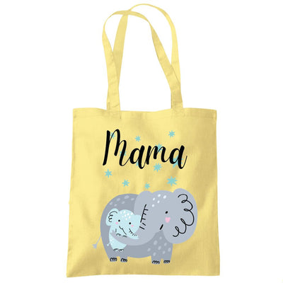 Mama Elephant - Tote Shopping Bag Mother's Day Mum Mama