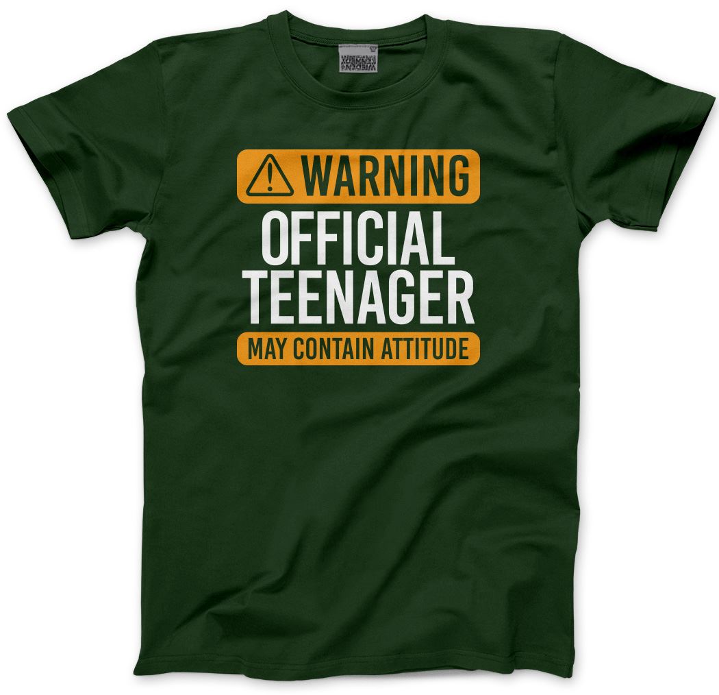 Warning Official Teenager - Unisex T-Shirt