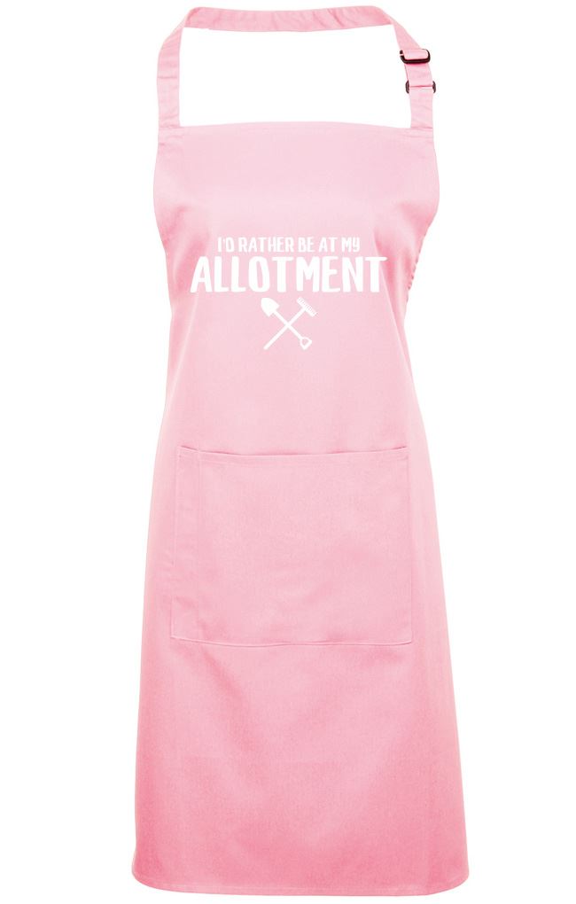 I'd Rather Be At My Allotment - Apron - Chef Cook Baker