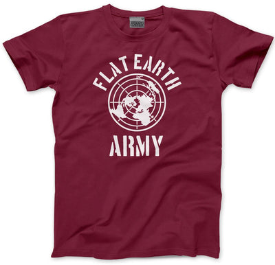 Flat Earth Army Flat-earther Theory - Kids T-Shirt