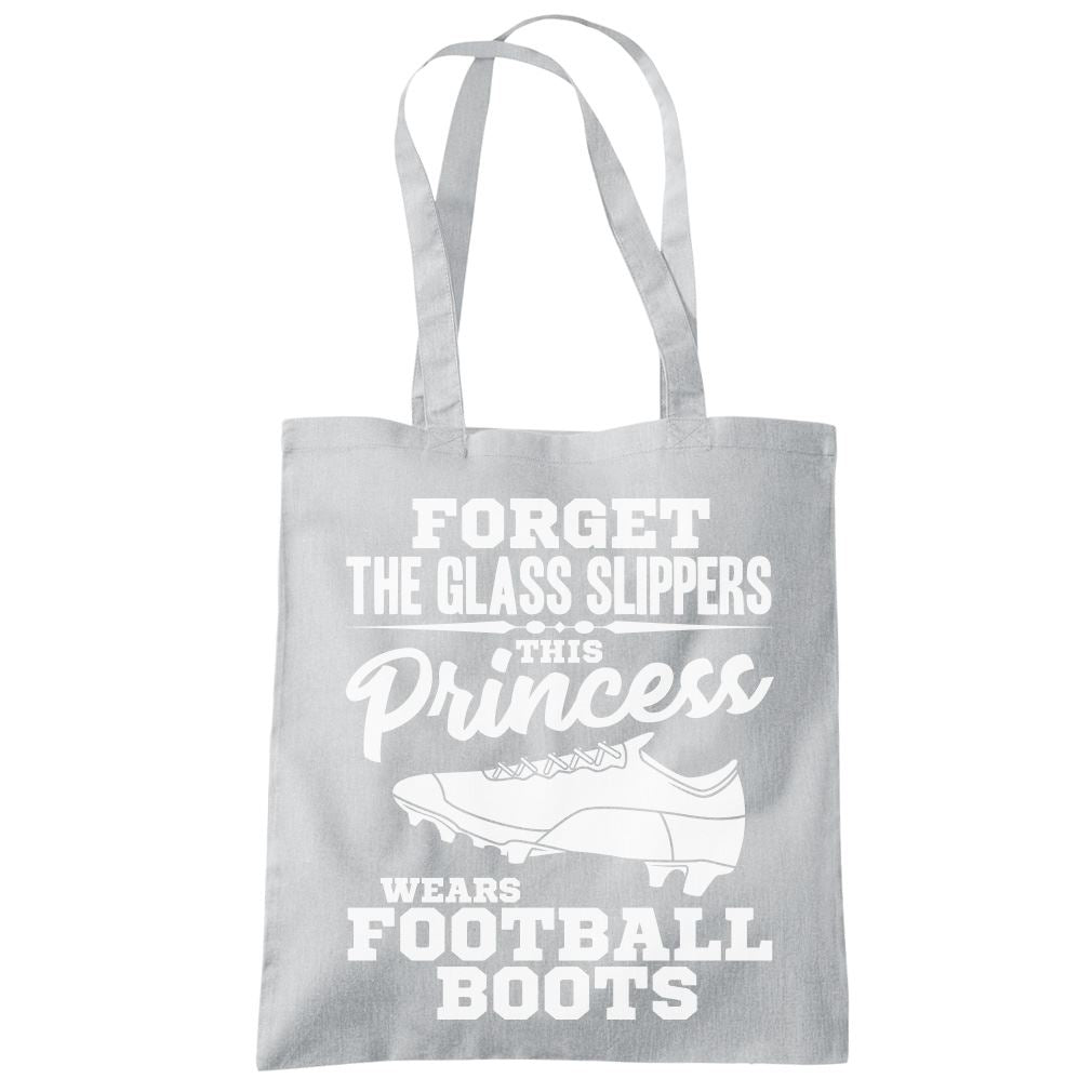 Forget The Glass Slippers, This Princess Wears Football Boots - Tote Shopping Bag