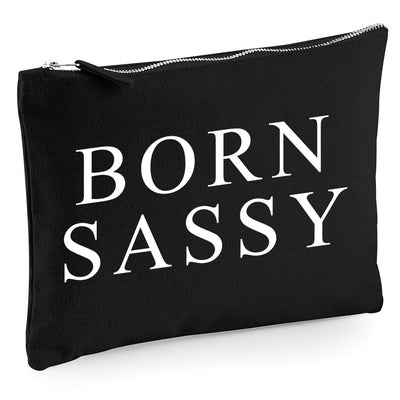 Born Sassy - Zip Bag Costmetic Make up Bag Pencil Case Accessory Pouch