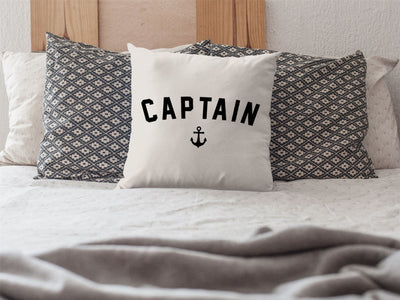 Captain Sailor Cushion Cover - Boat Yacht
