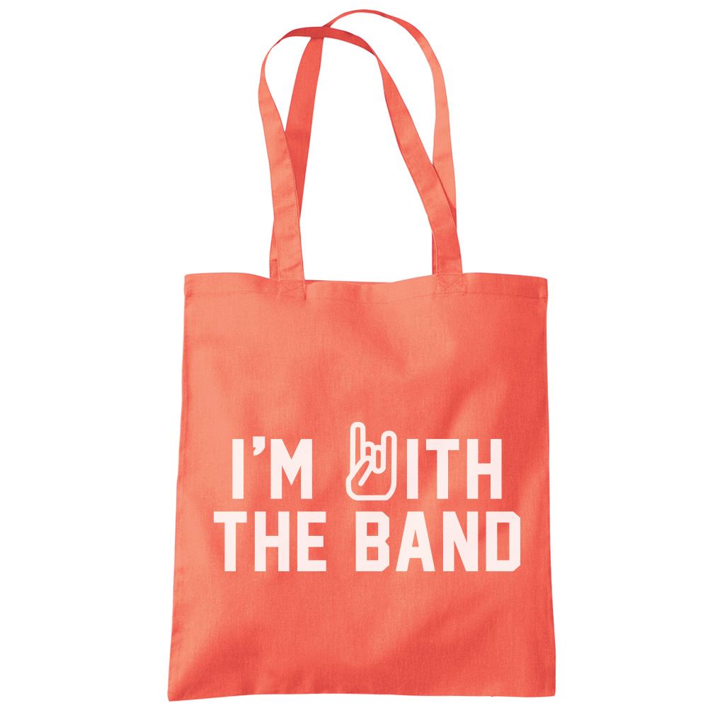 I'm With The Band - Tote Shopping Bag