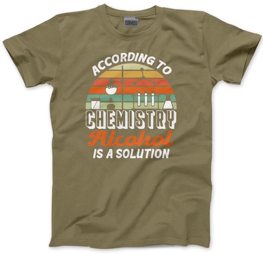 Alcohol is a Solution - Men's Unisex T-Shirt