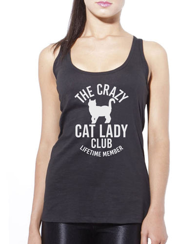 Crazy Cat Lady Lifetime Member - Womens Vest Tank Top