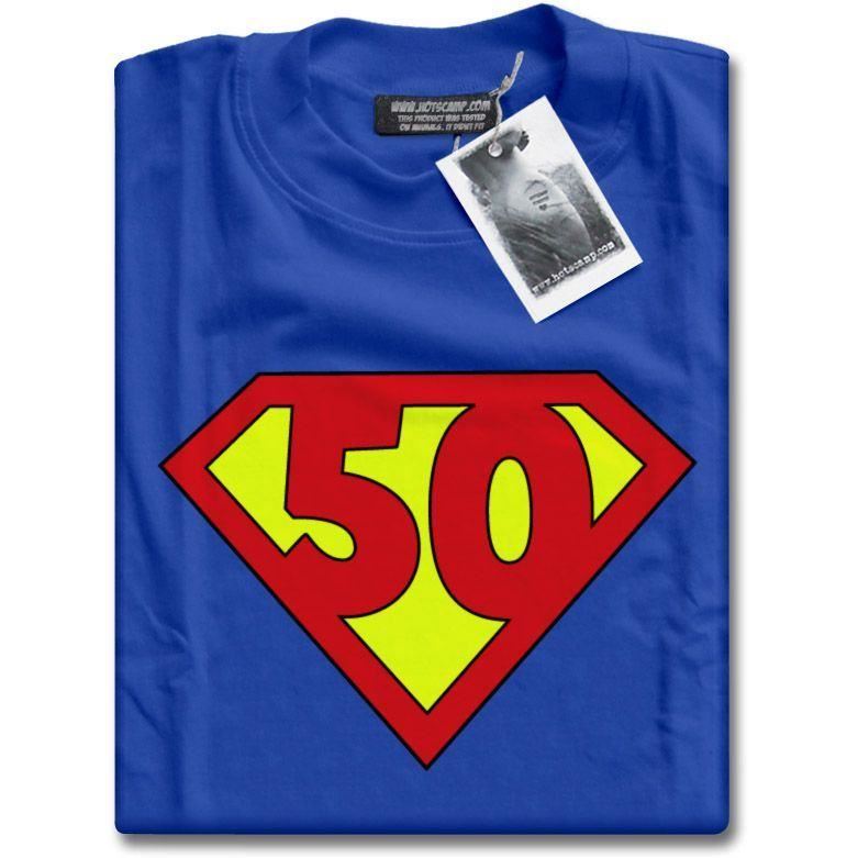 Super 50 Birthday Age - Mens Unisex T-Shirt