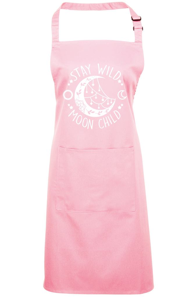 Stay Wild Moon Child - Apron - Chef Cook Baker