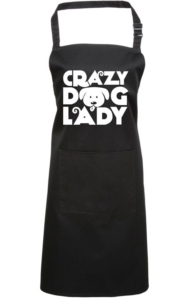 Crazy Dog Lady - Apron - Chef Cook Baker