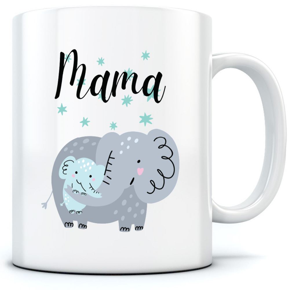 Mama Elephant - Mug for Tea Coffee Mother's Day Mum Mama