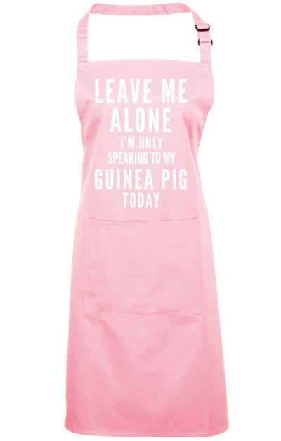 Leave Me Alone I'm Only Talking To My Guinea Pig - Apron - Chef Cook Baker