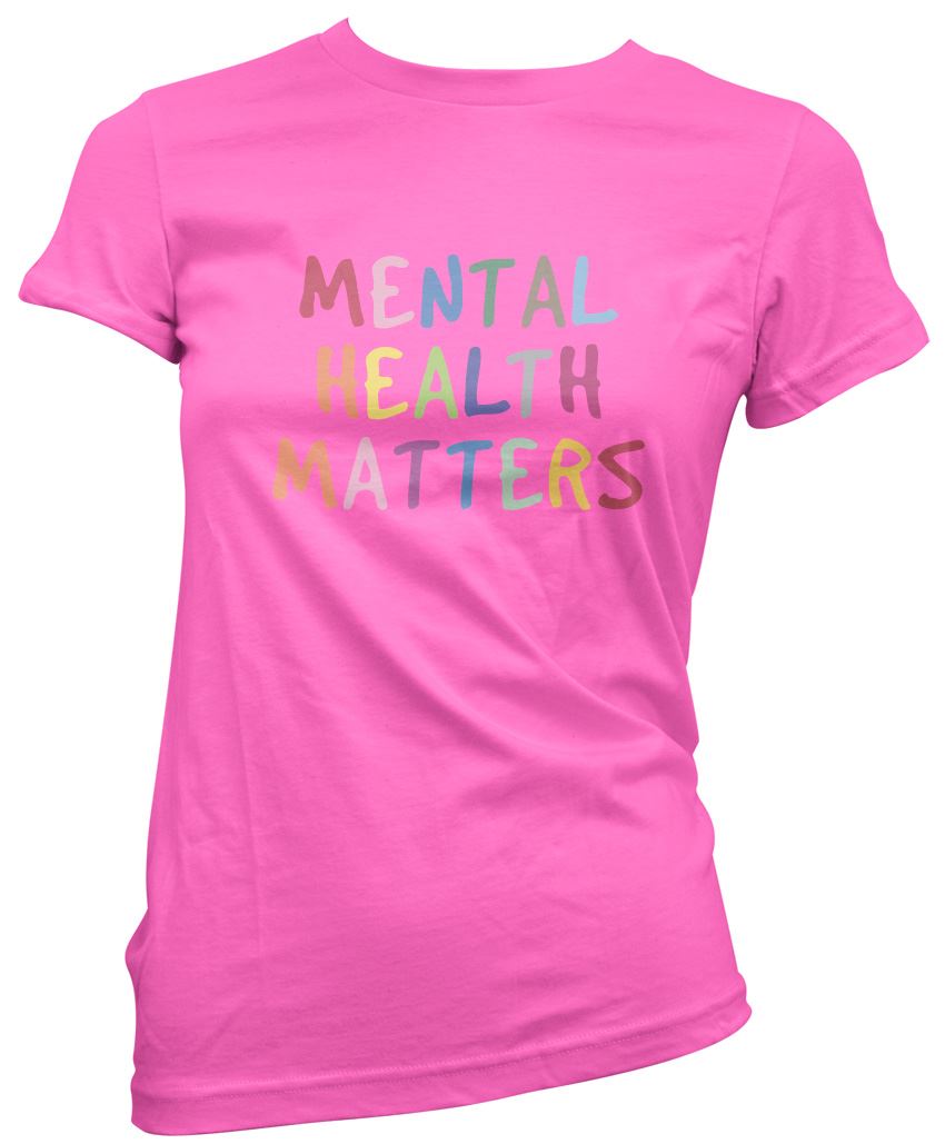 Mental Health Matters Rainbow - Womens T-Shirt