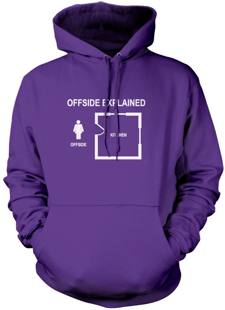 Offside Explained Funny Football - Unisex Hoodie