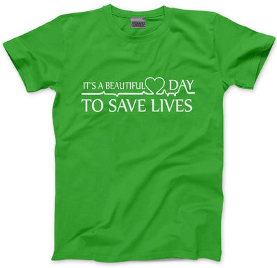It's a Beautiful Day To Save Lives - Kids T-Shirt