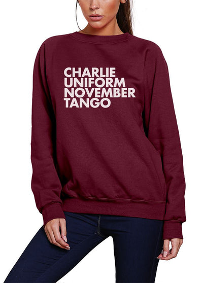 Charlie Uniform November Tango - Youth & Womens Sweatshirt