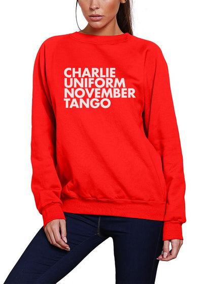 Charlie Uniform November Tango - Youth & Womens Sweatshirt