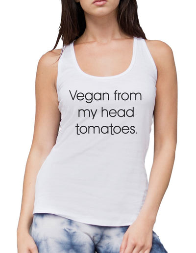 Vegan from My Head Tomatoes - Womens Vest Tank Top