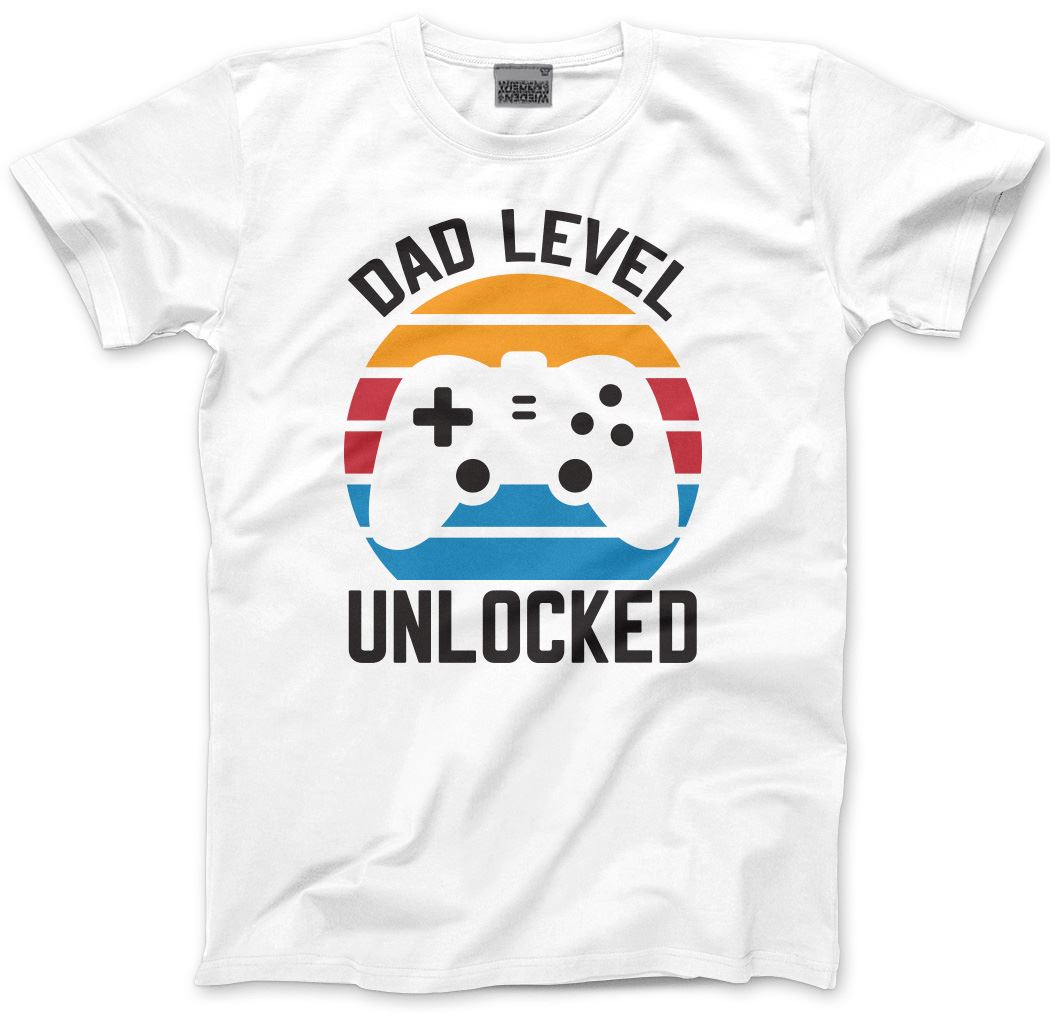 Dad Level Unlocked - Men's Unisex T-Shirt