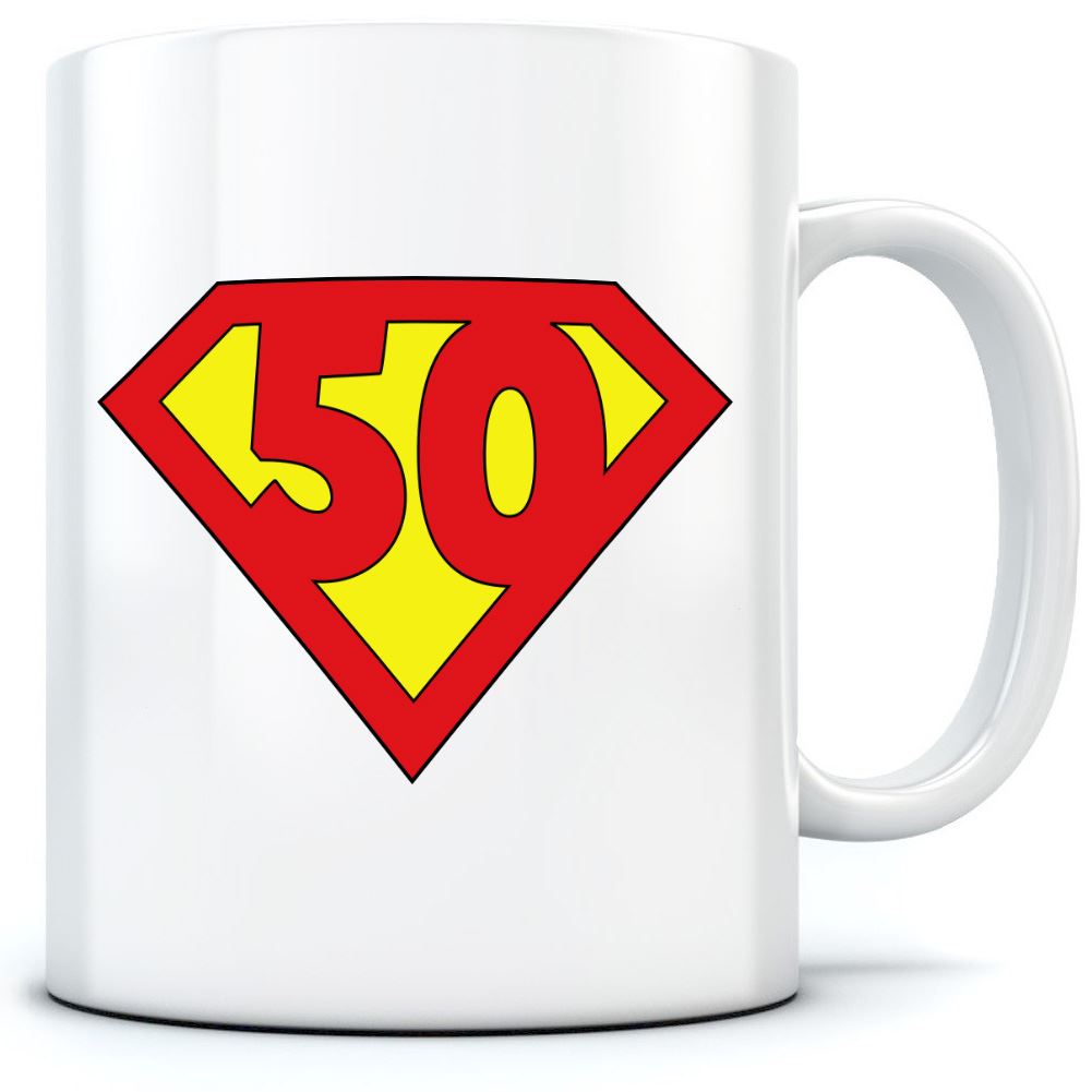 Super 50 Birthday Age - Mug for Tea Coffee