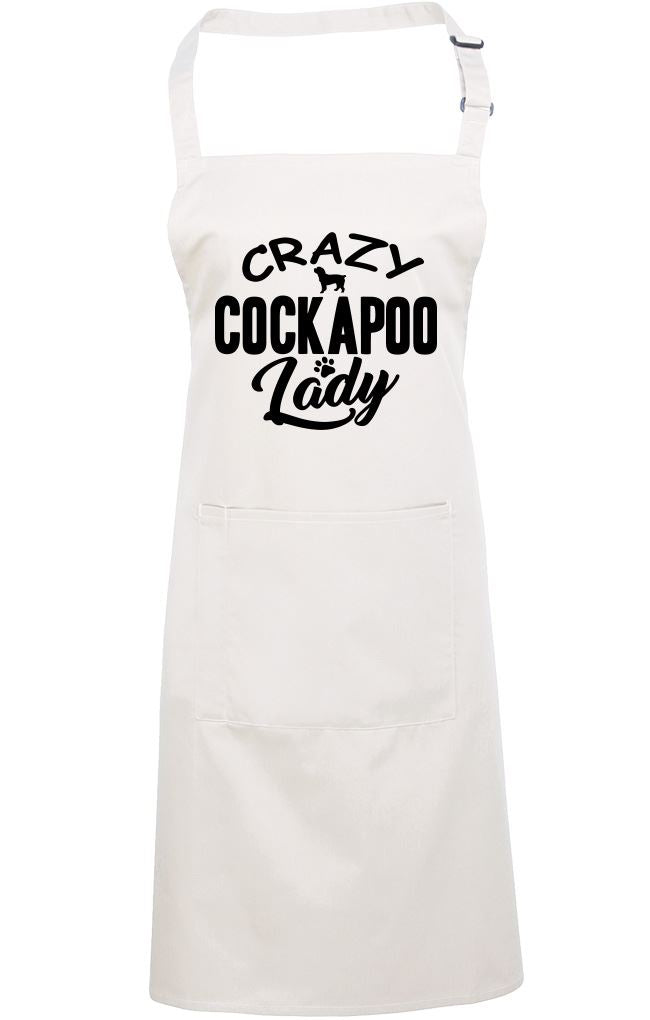 Crazy Cockapoo Lady - Apron - Chef Cook Baker