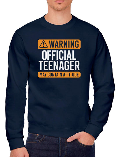 Warning Official Teenager - Youth Sweatshirt