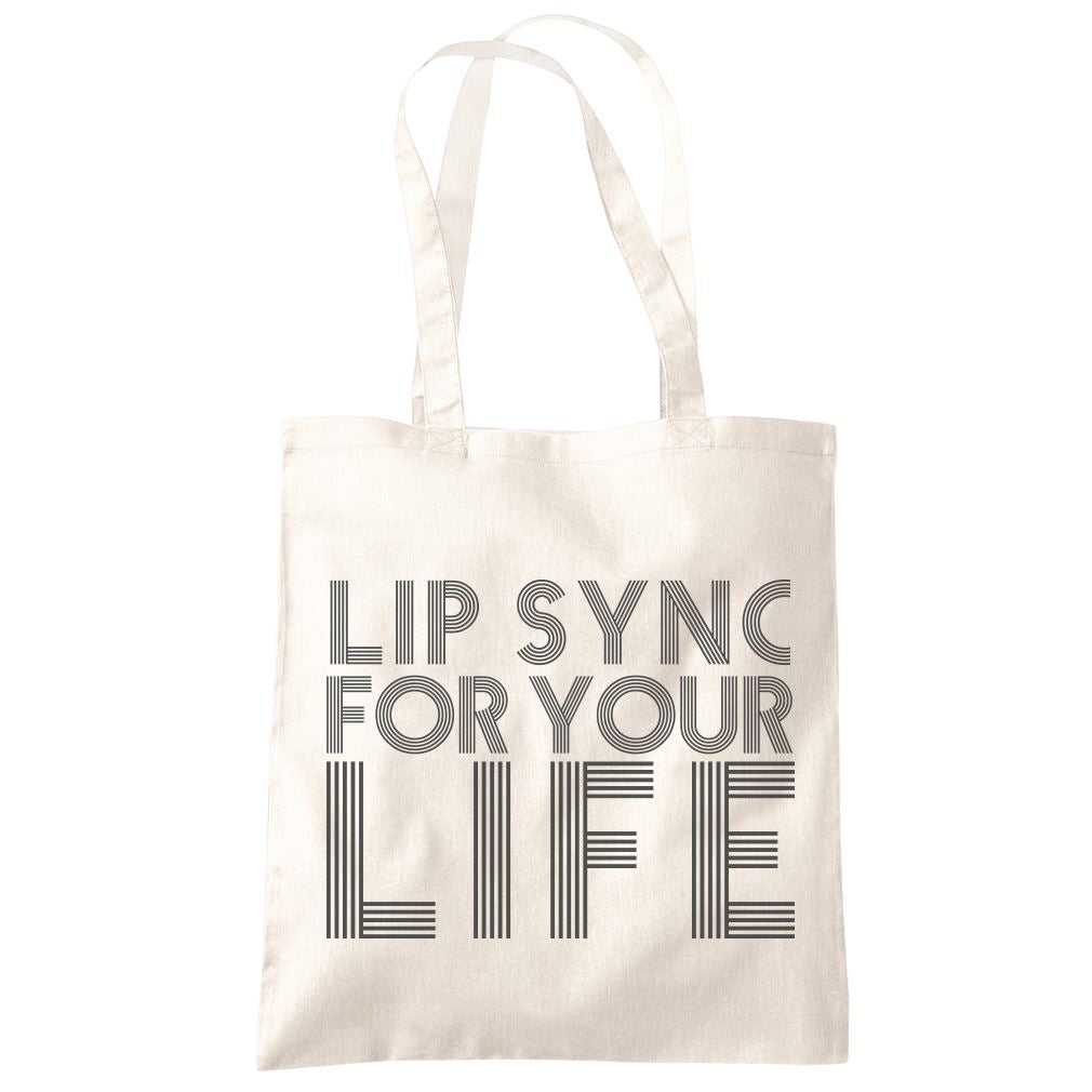 Lip Sync For Your Life - Tote Shopping Bag