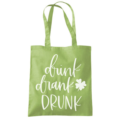 Drink Drank Drunk St Patrick's Day - Tote Shopping Bag