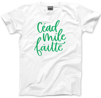 Cead Mile Failte St Patrick's Day - Mens Unisex T-Shirt