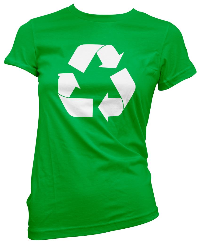 Recycle Recycling Symbol - Womens T-Shirt