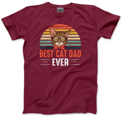 Best Cat Dad Ever - Mens T-Shirt