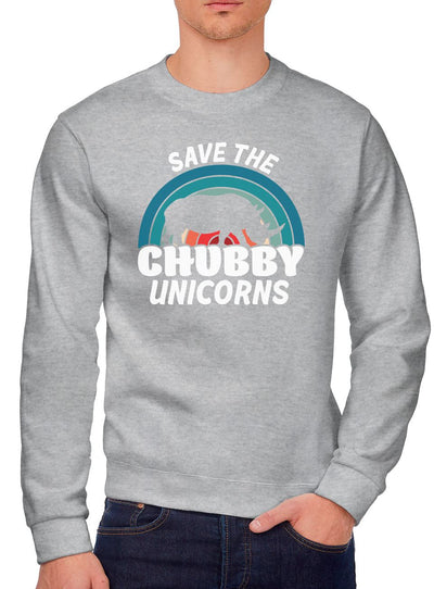 Save the Chubby Unicorns - Youth & Mens Sweatshirt