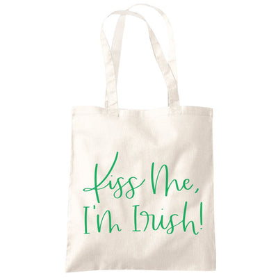 Kiss Me I'm Irish St Patrick's Day - Tote Shopping Bag