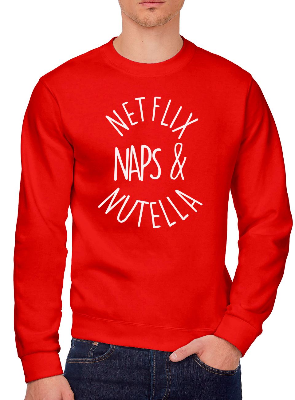 Netflix Naps and Nutella - Youth & Mens Sweatshirt