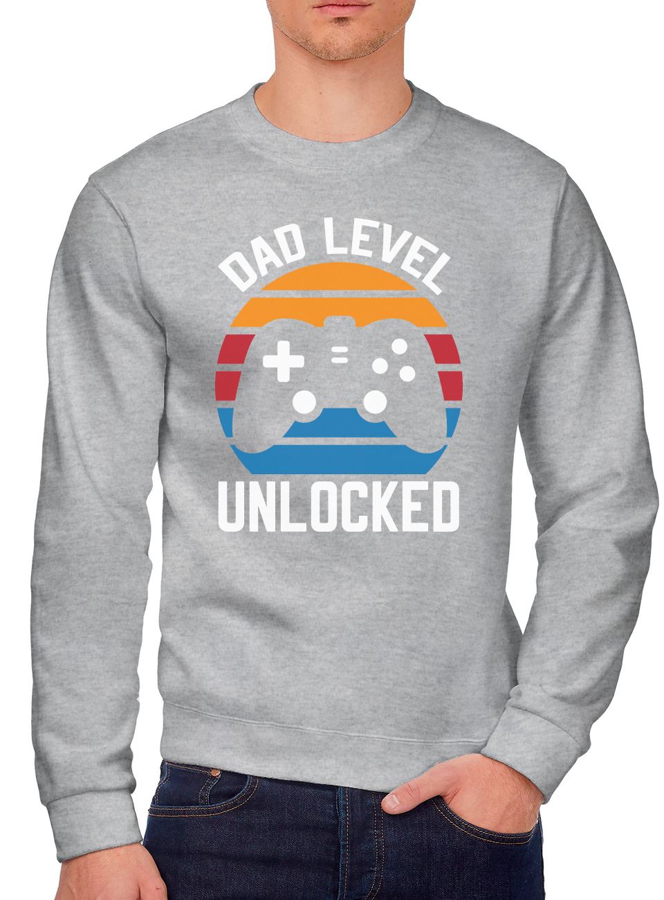 Dad Level Unlocked - Men's Sweatshirt