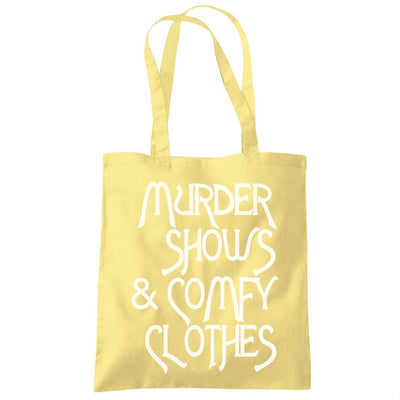 Murder Shows and Comfy Clothes - Tote Shopping Bag