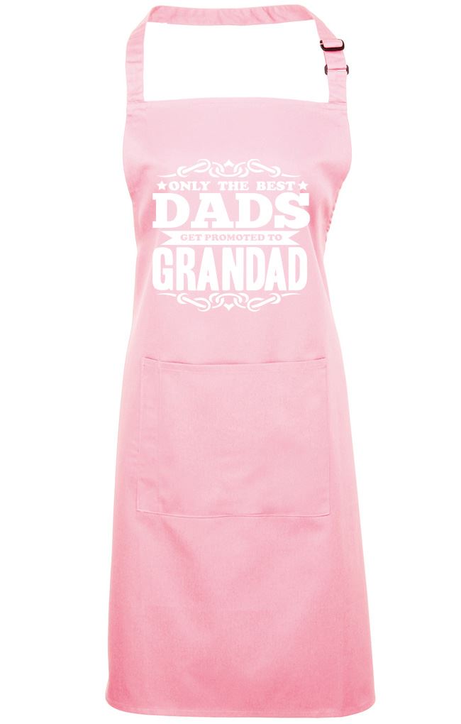 Only the Best Dads Get Promoted To Grandad - Apron - Chef Cook Baker