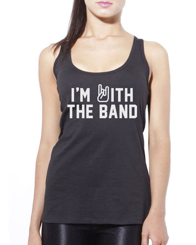 I'm With The Band - Womens Vest Tank Top