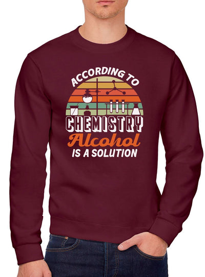 Alcohol is a Solution - Men's Sweatshirt