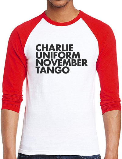 Charlie Uniform November Tango - Men Baseball Top