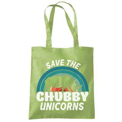 Save the Chubby Unicorns - Tote Shopping Bag