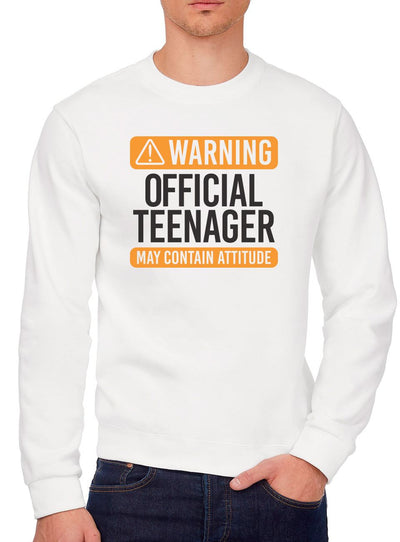 Warning Official Teenager - Youth Sweatshirt