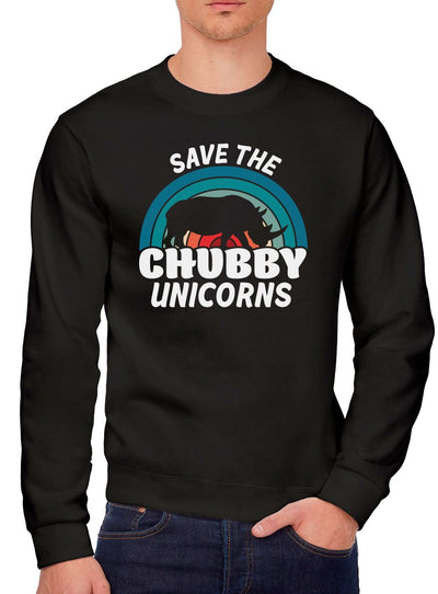 Save the Chubby Unicorns - Youth & Mens Sweatshirt