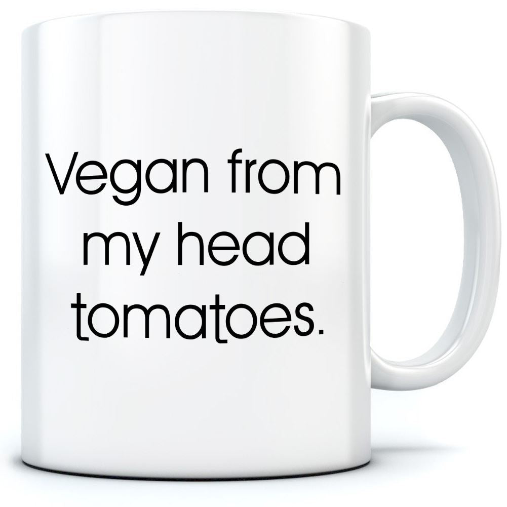 Vegan from My Head Tomatoes - Mug for Tea Coffee