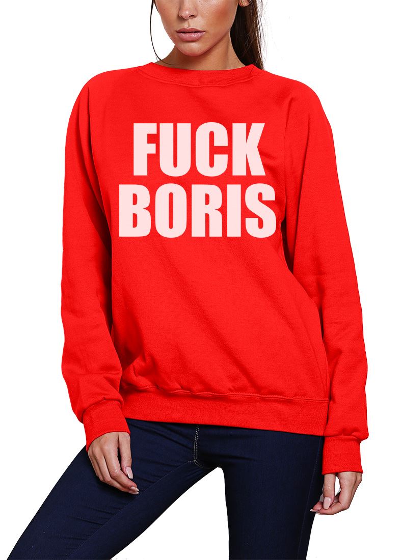 Fuck Boris Prime Minister - Youth & Womens Sweatshirt