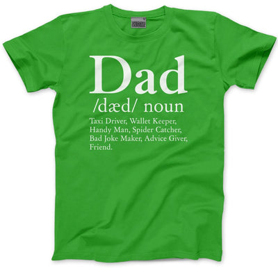 DAD Dictionary Definition - Mens Unisex T-Shirt